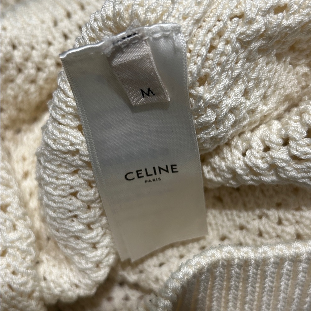 Celine Ruffle Cream Sweater - Picture 4 of 4